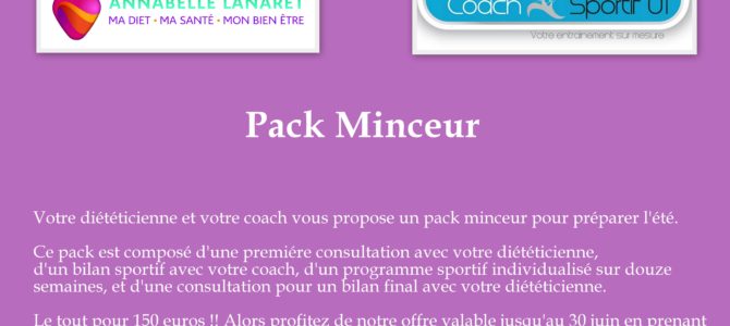 Pack Minceur pour l’été Pack Minceur pour l’été